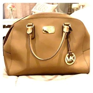 Nude Michael Kors hand bag.